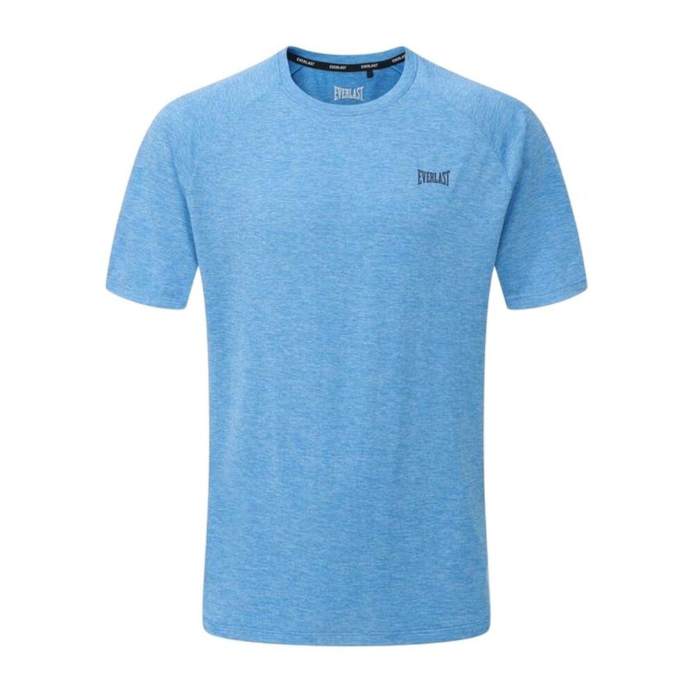 Everlast Mens Chest Logo T-Shirt / Light Blue